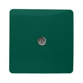 Dark Green Wiring Accessories Trendi Decorative Screwless